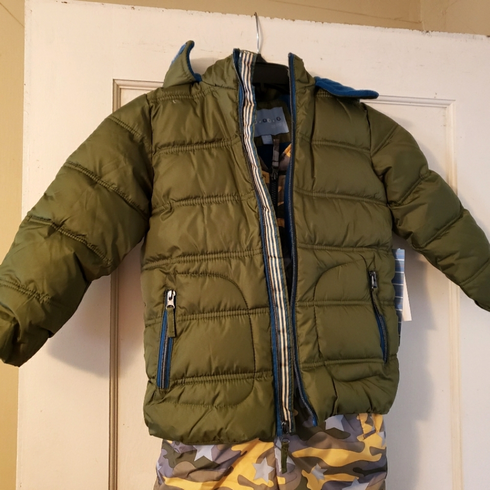 Wippette Snowsuit 2pc Bibs & Parka Boys sz 5